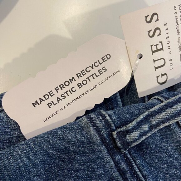 Guess Mid Rise Modern Skinny Avalon Jeans 29x30 Medium Wash Repreve Recycle - Picture 7 of 16